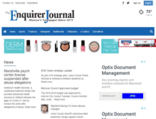 Tablet Screenshot of enquirerjournal.com